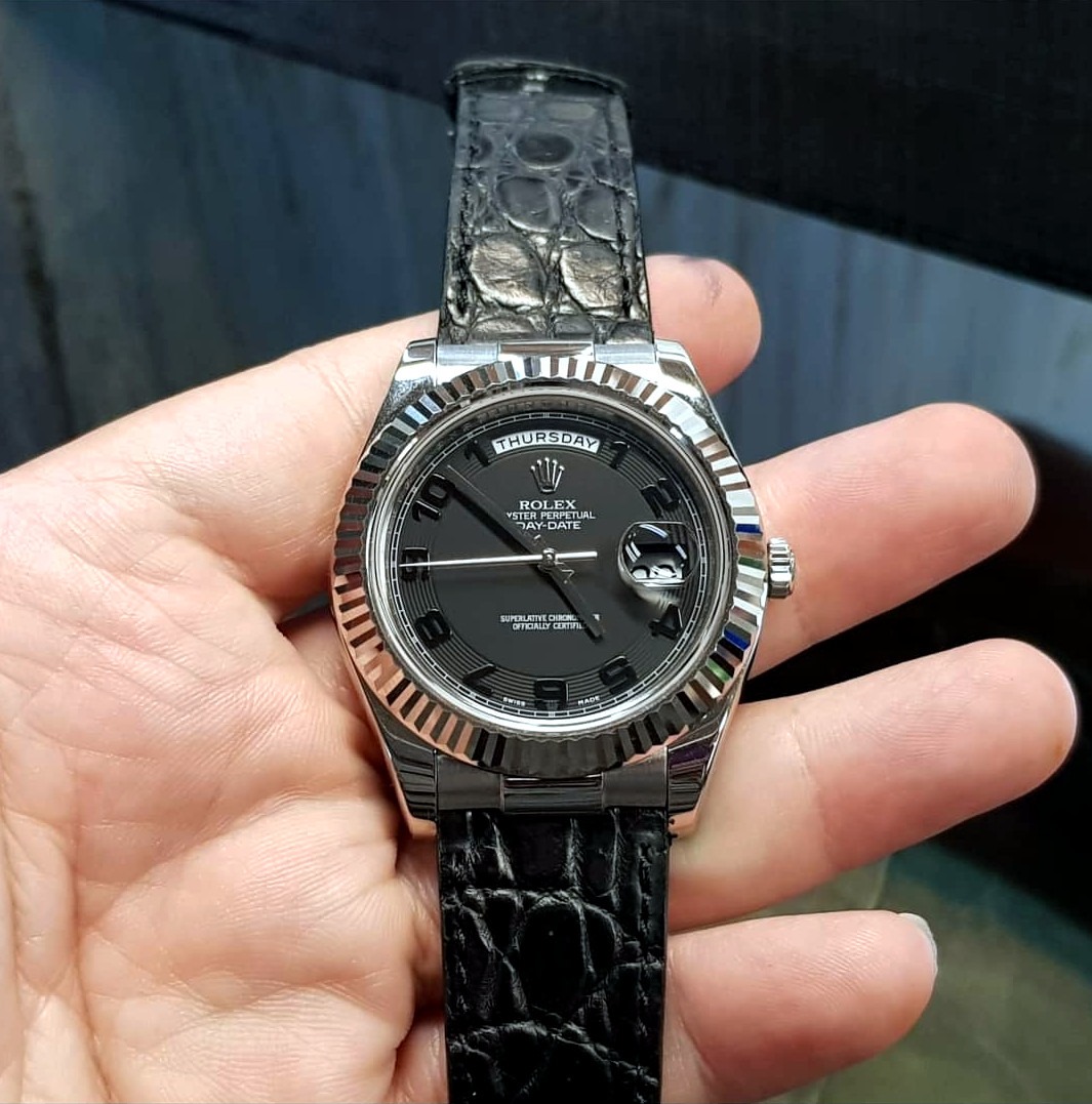 Black Croco Rolex