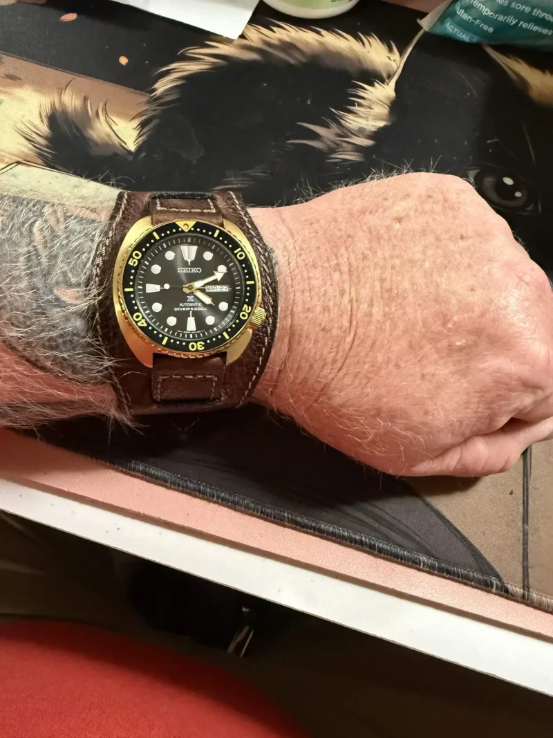 Monster Bund Strap on Seiko Turtle Prospex 1 (1)