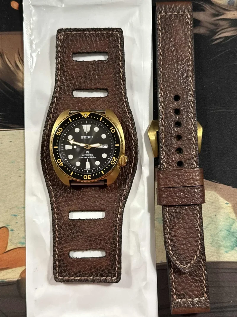Monster Bund Strap on Seiko Turtle Prospex 1 (1)