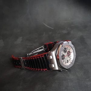 AP black lizzard red stitch 02AP black lizzard red stitch 01 - Gunny Straps Official