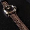 Japanese canvas brown patina scritto 03 - Gunny Straps Official