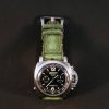 Canvas Lime Green No. 4 Strap for Panerai Luminor PAM213 by Gunny Straps