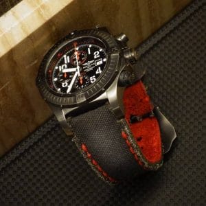 canvas noir red backing - Gunny Straps Official