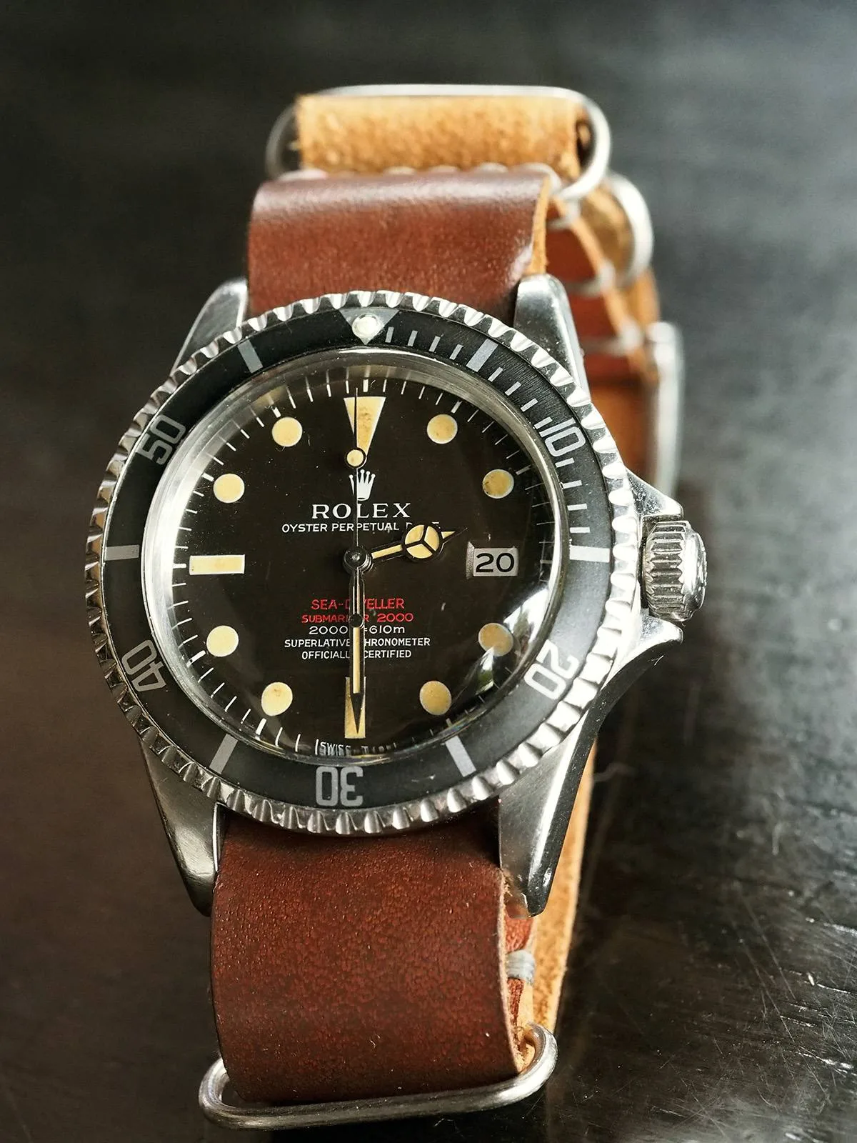 Burnt Umber Nato Strap Gunny Straps