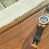 Black Chessboard Leather Strap For Audemars Piguet Royal Oak Offshore Chronograph Rose Gold by Gunny Straps
