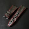 carbon red stitch 2 - Gunny Straps Official