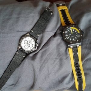 minimalist black n threesome yellow black 02 - Gunny Straps Official