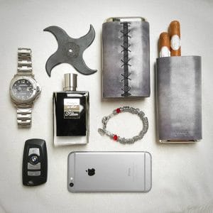 grey cigar case 02 - Gunny Straps Official