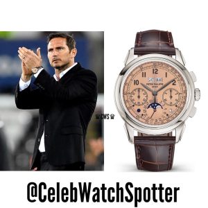 Frank Lampard wearing the Grand Complications 5270P (source: instagram @celebwatchspotter)