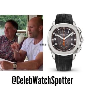 Jason Statham wearing Aquanaut 5968