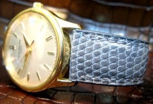 Patek Philippe attached on Lizard Strap made by ABP Concept