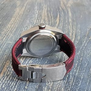 canvas 2 tone black red on tudor watches 1 by gunny straps official online store