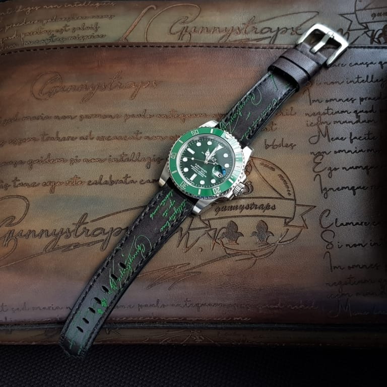 Rolex hulk on leather strap outlet