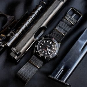 chessboard black nato on tudor