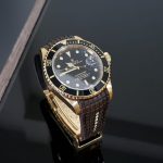 extreme chessboard dark brown beige stripe rolex 03