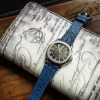 Airforce Blue Croco Strap For Patek Philippe by Gunny Straps