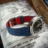 Airforce Blue Croco Strap For Patek Philippe by Gunny Straps