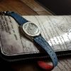 Airforce Blue Croco Strap For Patek Philippe by Gunny Straps