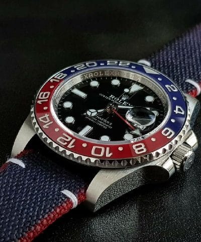 Two Tone Canvas Blue Red