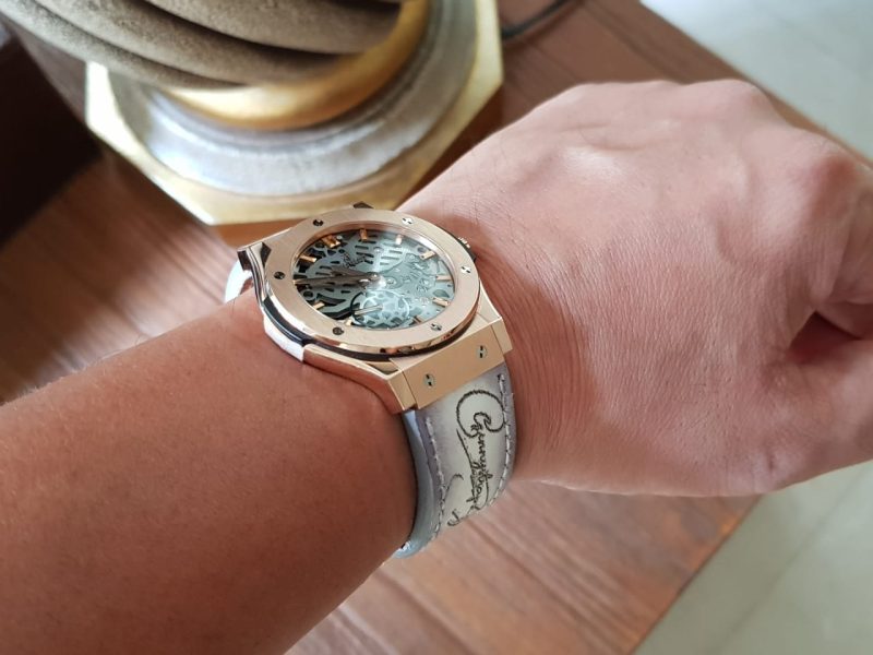 White Marble Scritto Strap - Image 7