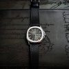 Black Stupa Leather Strap For Patek Philippe by Gunny Straps