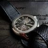 Black Stupa Leather Strap For Patek Philippe by Gunny Straps