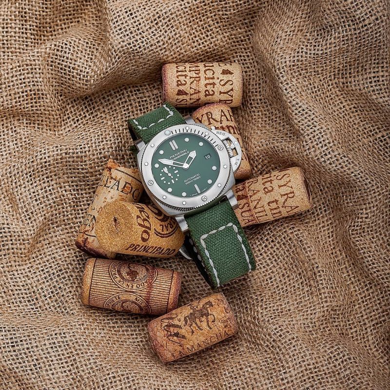 Canvas 1055 Strap for Panerai Submersible by Gunny Straps