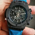 Cyan Kevlar Hublot