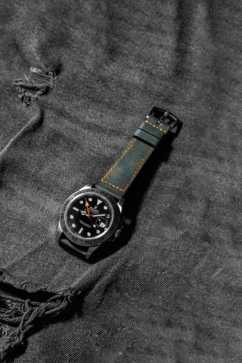 Mission Possible 6 Strap on Rolex Explorer II by Gunny Straps