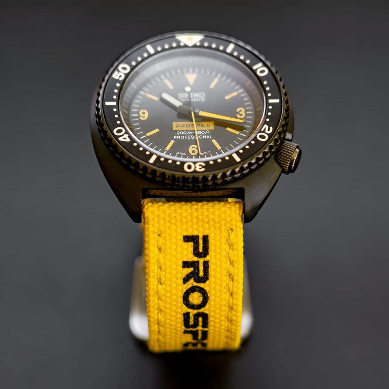 Yellow Canvas Strap Seiko Pasion Edition