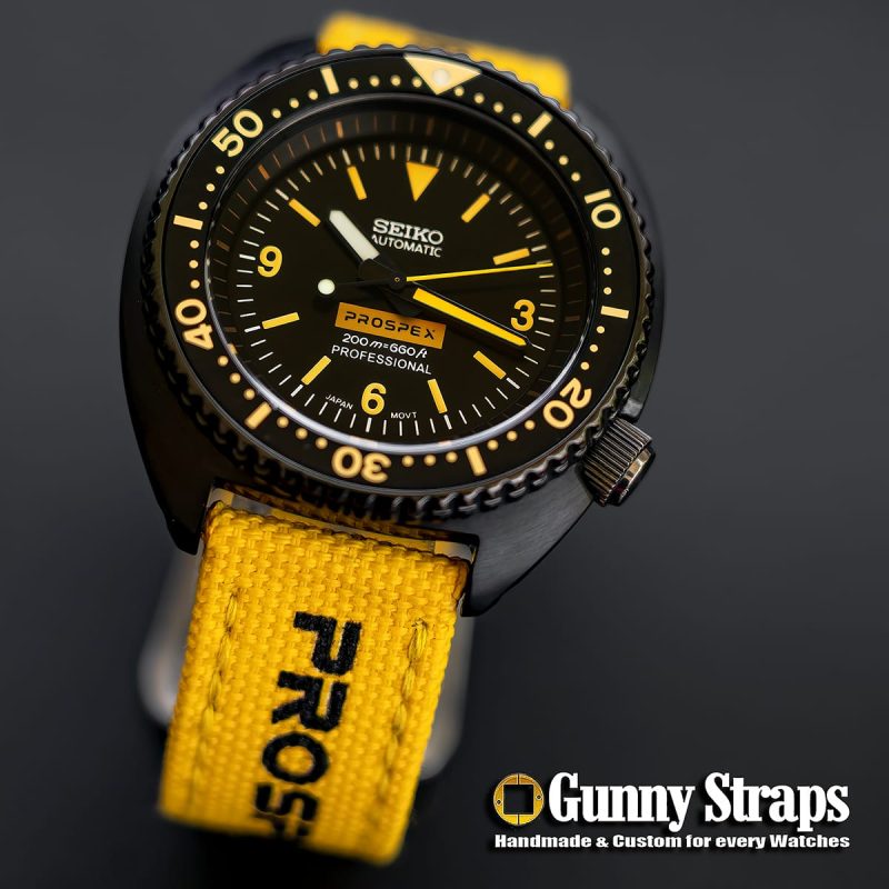Yellow Canvas Strap Seiko Pasion Edition - Image 2
