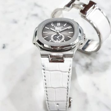 Satin Purple Leather Strap For Patek Philippe - Gunny Straps