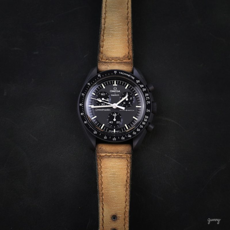 Mission Possible 4 (MP 4) Strap on Omega Moonswatch by Gunny Straps