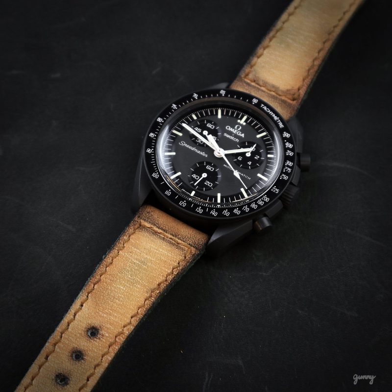 Mission Possible 4 (MP 4) Strap on Omega Moonswatch by Gunny Straps