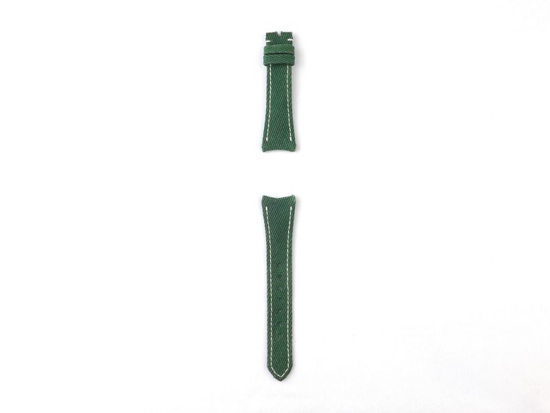Green Denim Strap