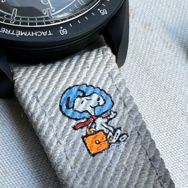 Denim Strap Snoopy Two Tone By Gunny Straps