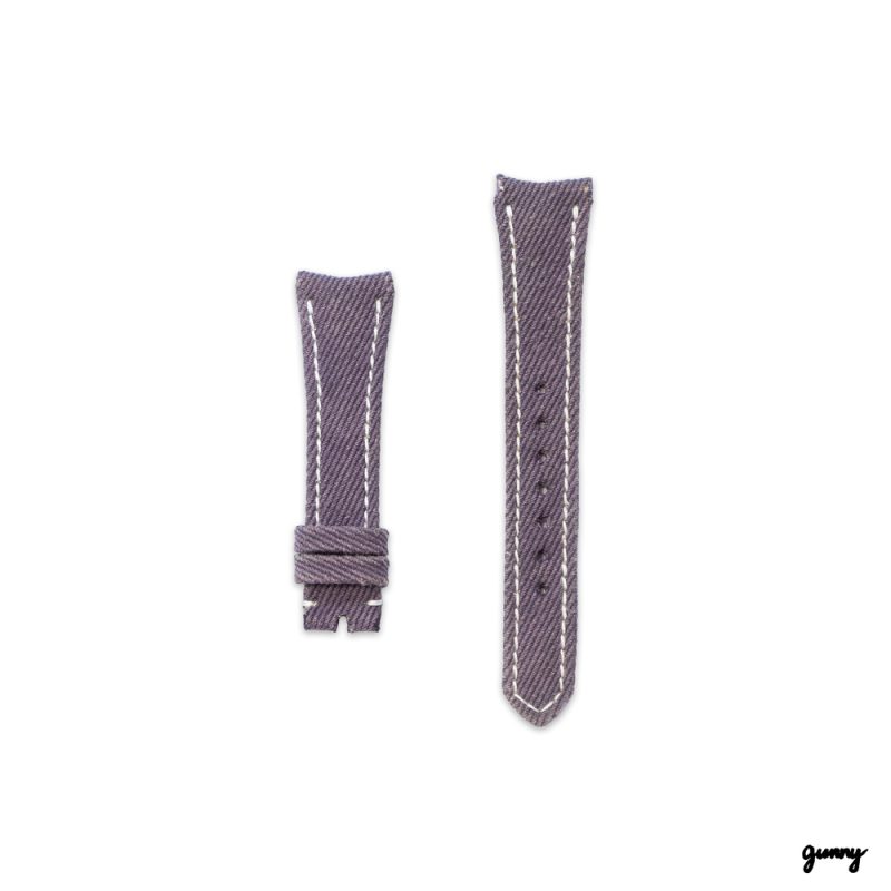 Purple Denim Strap by Gunny Straps