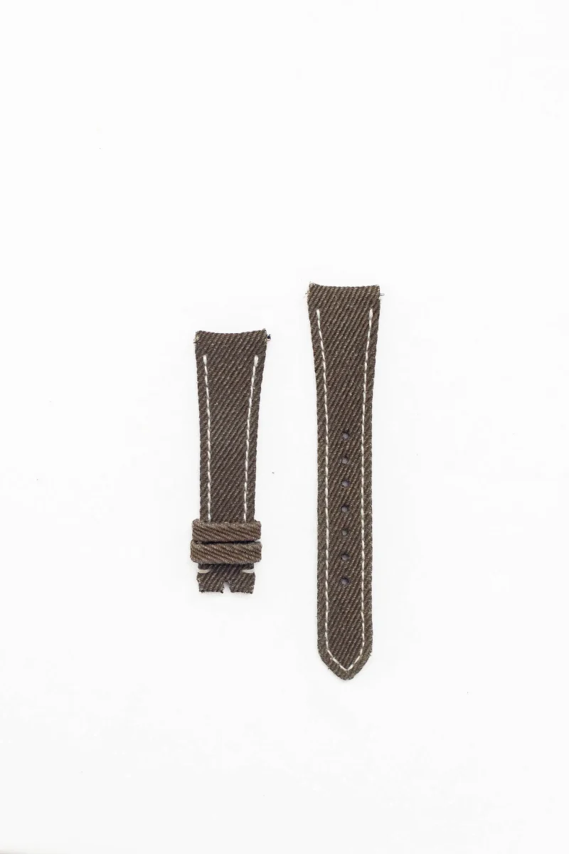 Denim Dark Brown Strap by Gunny Straps