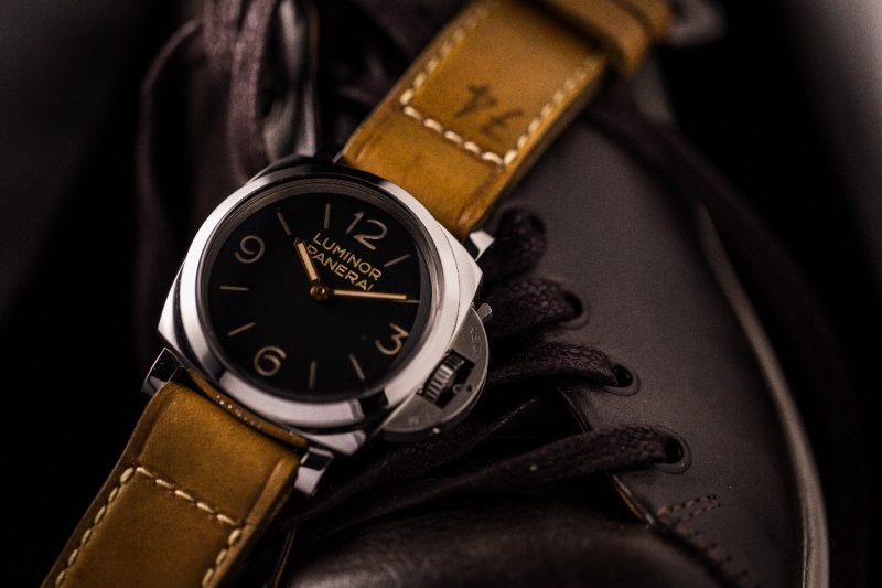 74 Strap on Panerai Luminor by Gunny Straps