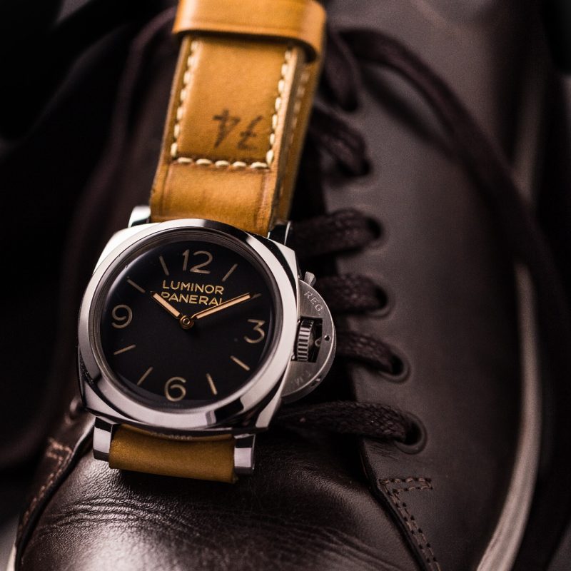 74 Strap on Panerai Luminor by Gunny Straps