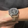 Camel Kevlar Strap on Omega Speedmaster by Gunny Straps 1