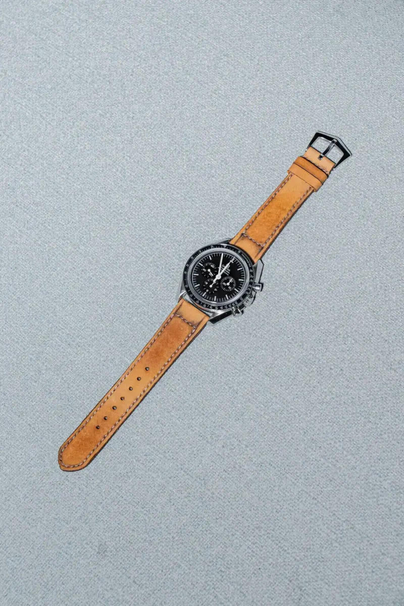 Little Caitlin 2 on Omega Speedmaster by Gunny Straps