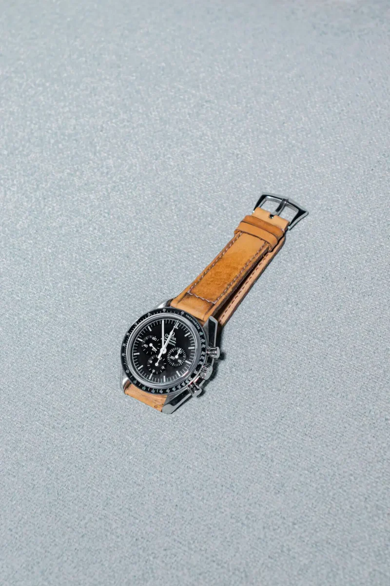 Little Caitlin 2 on Omega Speedmaster by Gunny Straps