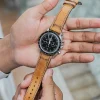 Little Caitlin 2 on Omega Speedmaster by Gunny Straps