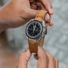 Little Caitlin 2 on Omega Speedmaster by Gunny Straps