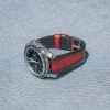 Red Patina Scritto Strap for Omega Speedmaster by Gunny Straps