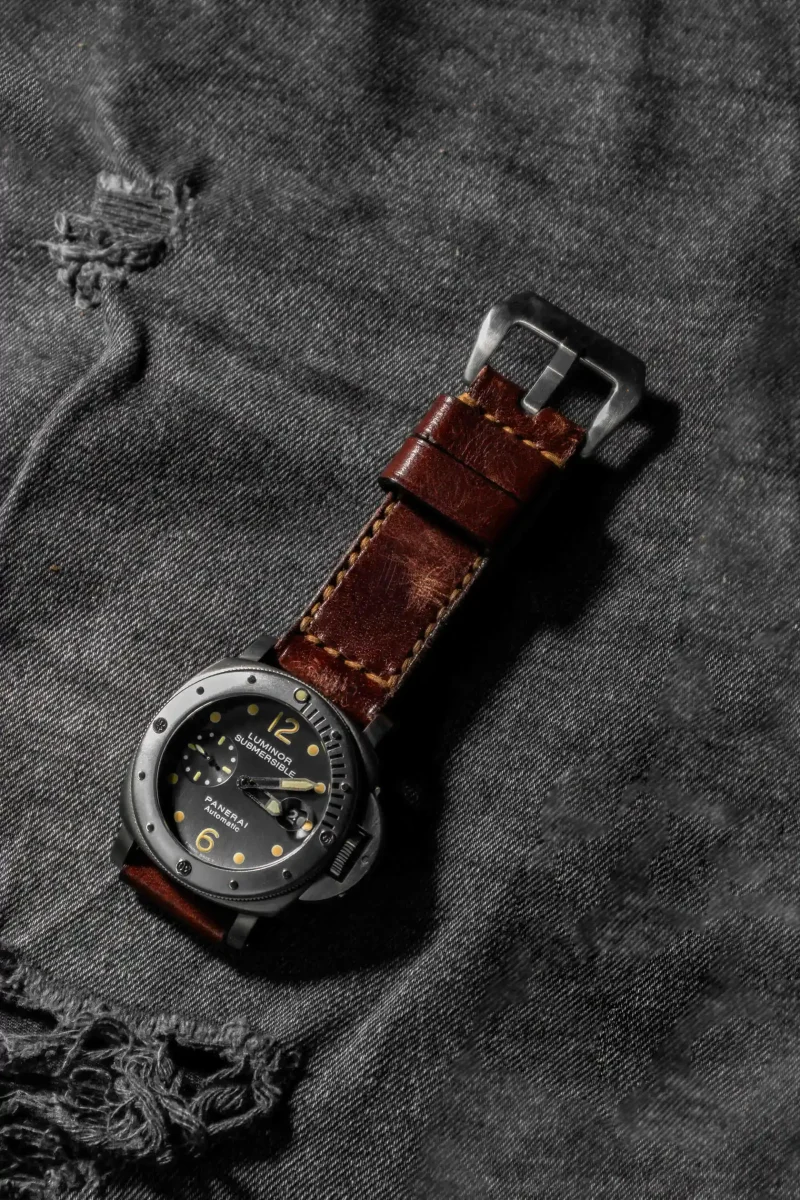 Jamon Strap on Panerai PAM 106 by Gunny Straps