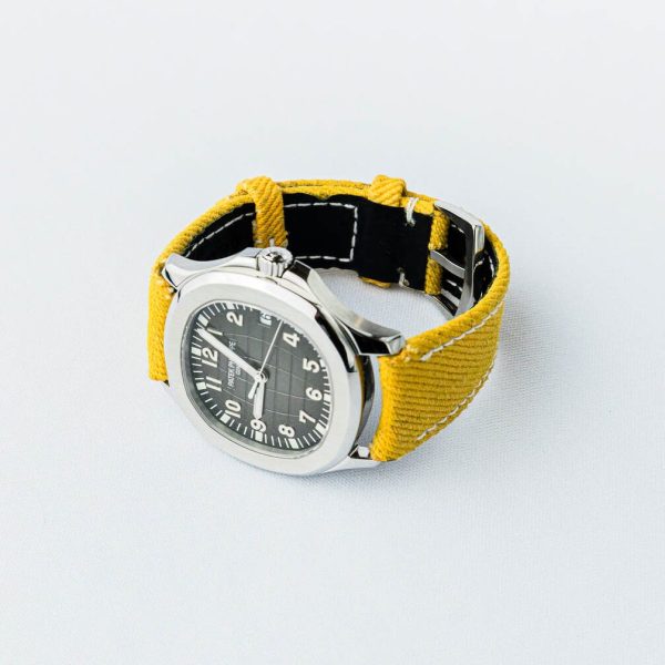 Yellow Denim Strap For Patek Philippe watch