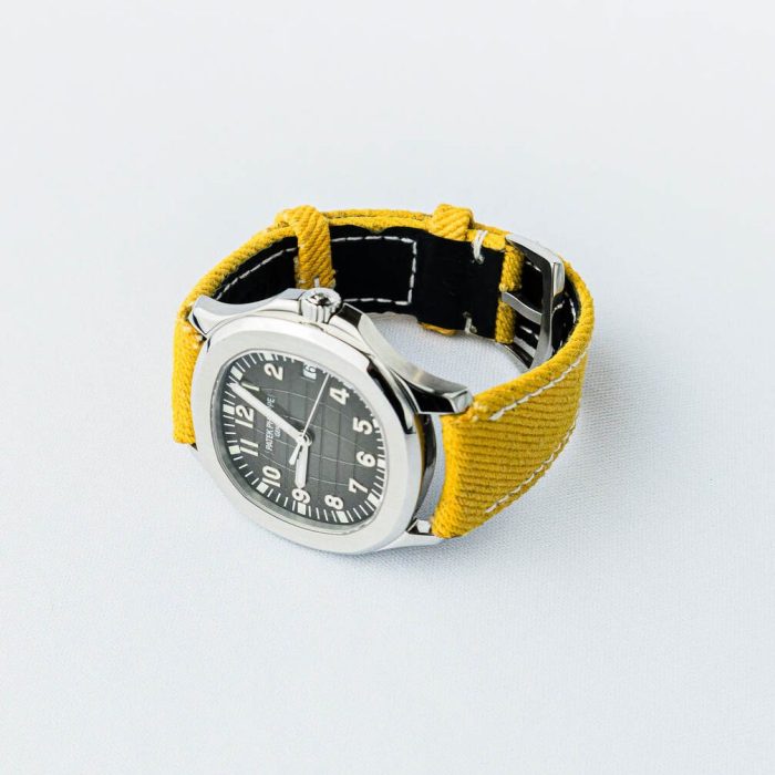 Yellow Denim Strap For Patek Philippe watch